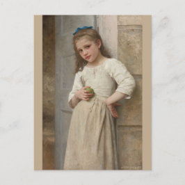 Bouguereau Yvonne på Doorstep Vykort
