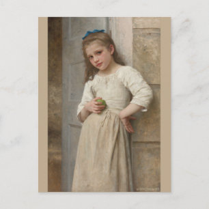 Bouguereau Yvonne på Doorstep Vykort