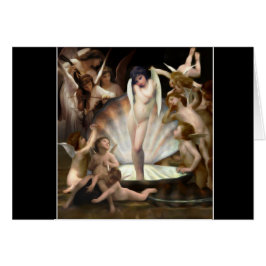 Bouguereau's Angels Surround Cupid Hälsningskort