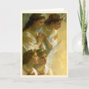 Bouguereau's Änglar-jul Helgkort