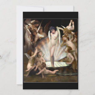 Bouguereau's Änglar Surround Cupid Inbjudningar