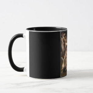 Bouguereau's Änglar Surround Cupid Mugg