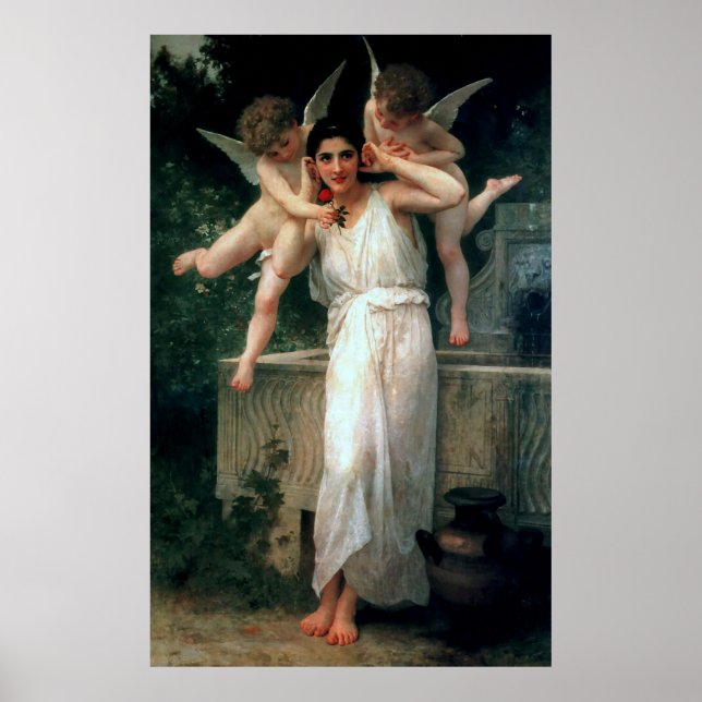 Bouguereau's Classic 1893 Painting - Youth Poster (Framsidan)