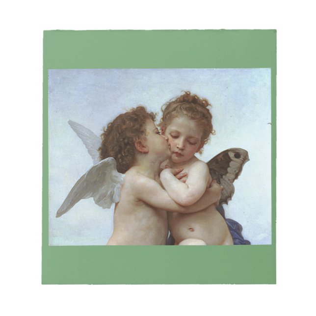 Bouguereau's L'Kärlek et Psyche, enfants (Cupid) Anteckningsblock (Framsida)