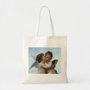 Bouguereau's L'Kärlek et Psyche, enfants (Cupid) t Tygkasse