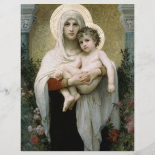 Bouguereau's Madonna of the Ro (1903)