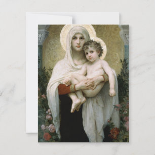 Bouguereau's Madonna of the Ro (1903) Inbjudningar