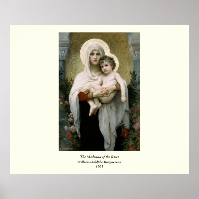 Bouguereau's Madonna of the Ro (1903) Poster (Framsidan)