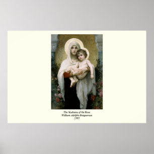 Bouguereau's Madonna of the Ro (1903) Poster