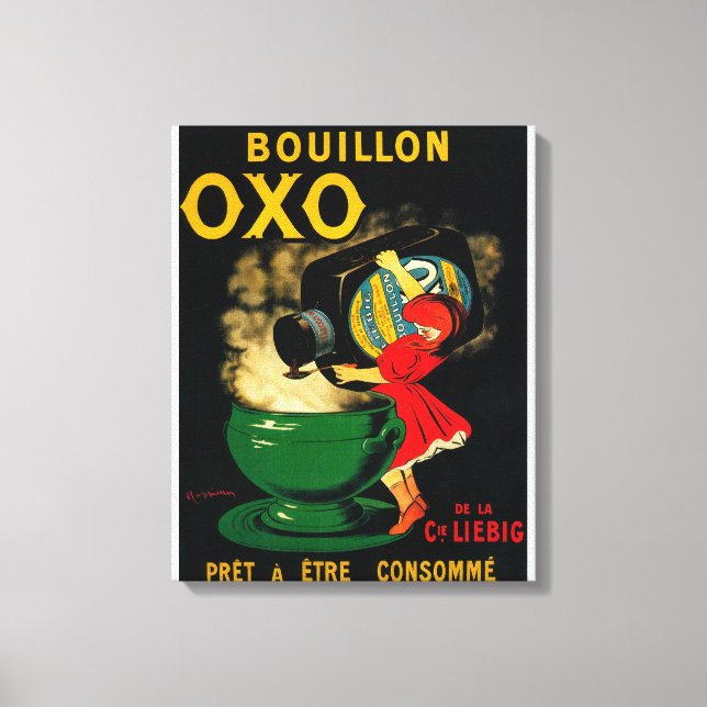 Bouillon OXO Vintage PoseterEurope Canvastryck (Framsida)