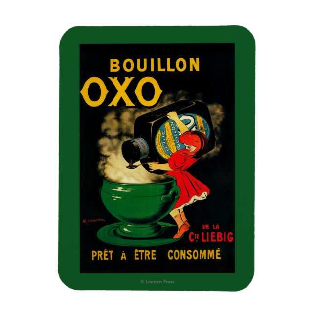 Bouillon OXO Vintage PoseterEurope Magnet (Vertikal)