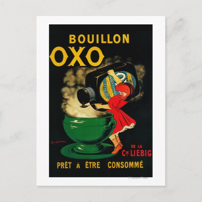 Bouillon OXO Vintage PoseterEurope Vykort (Framsida)