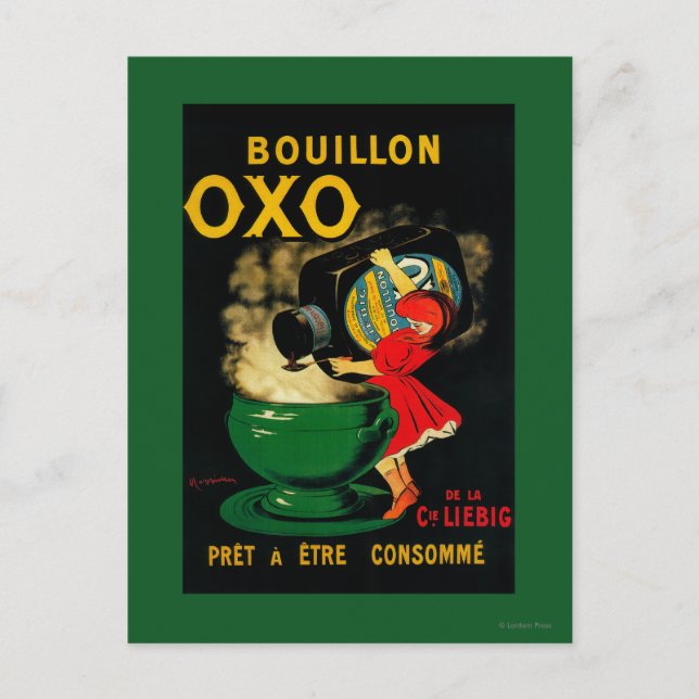 Bouillon OXO Vintage PoseterEurope Vykort (Framsida)