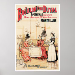 Bouillon Vintage Food Ad Art Poster