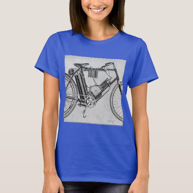 Bouilly Motorcycle, 1895 Tee (Framsida)