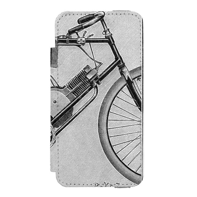 Bouilly motorcykel, 1895 incipio iPhone wallet skal (Folio Framsidan)
