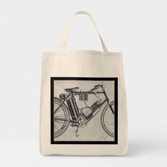 Bouilly motorcykel, 1895 tygkasse (Framsidan)