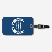 Boujee Blue Sprinkle Sprinkle Luggage Tag