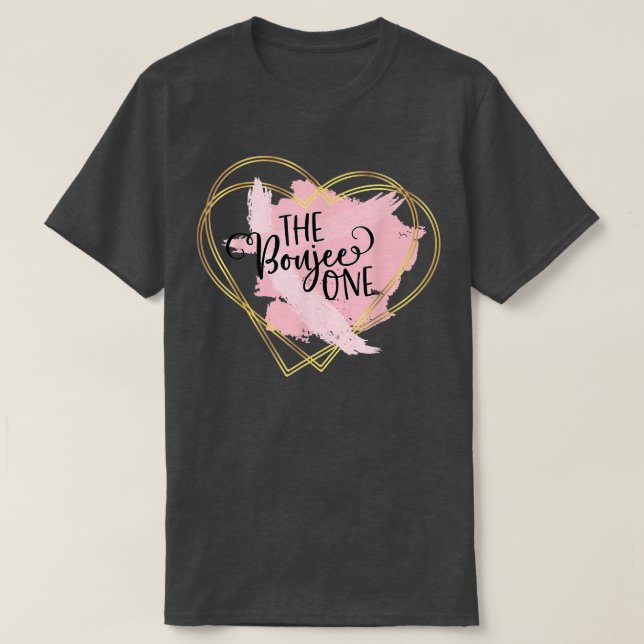 Boujee en som vänner är du i din vän t shirt (Design framsida)