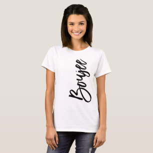 Boujee Popular Quote Black Artsy Typography Sitchp T Shirt