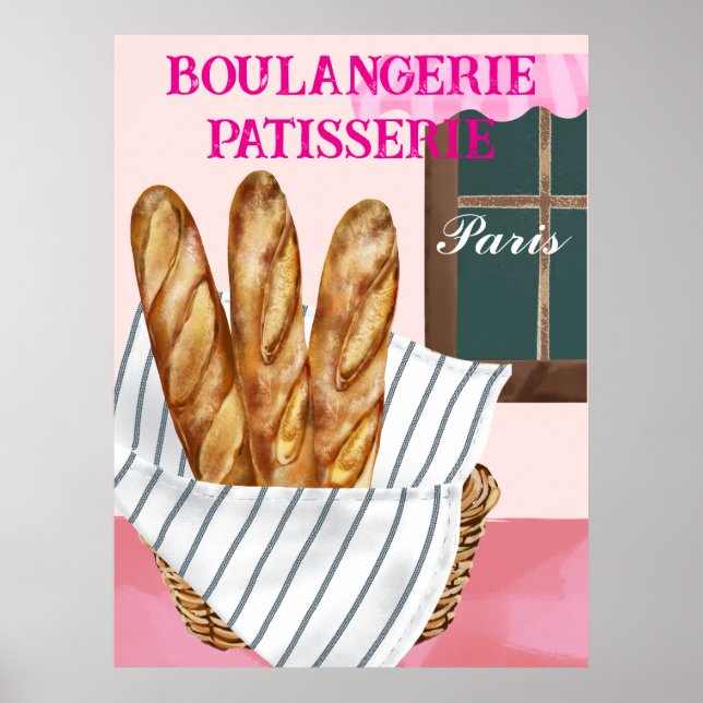 Boulangerie Patisserie  Poster (Framsidan)