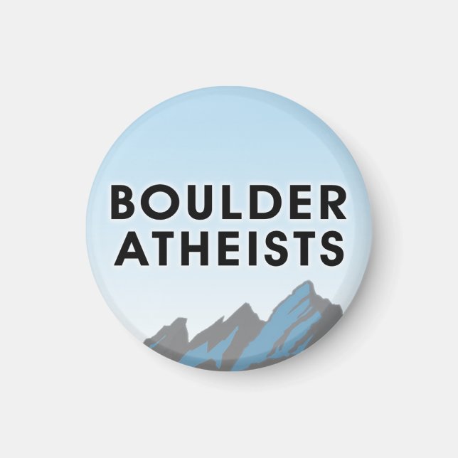 Boulder Atheists Logo Magnet (Framsidan)