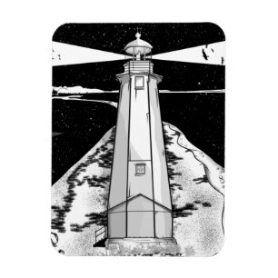 Boulder Bank Lighthouse Magnet