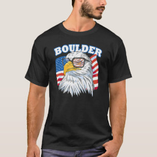 Boulder City eagle American flagga USA vild animal T Shirt