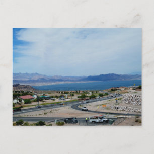Boulder City och Sjö Mead Vykort
