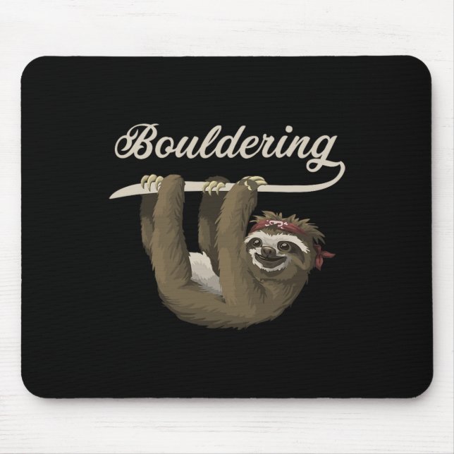 Boulder Climbing Sloth Bouldering  Musmatta (Framsidan)