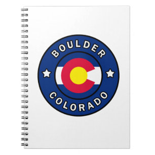 Boulder Colorado Anteckningsbok