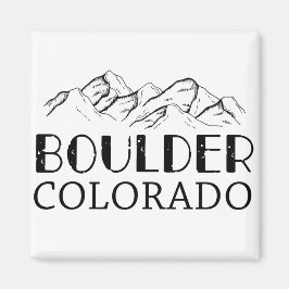 Boulder Colorado Boulder Co Colorado Magnet