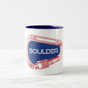 Boulder Colorado Climate Carabiner Två-Tonad Mugg