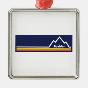 Boulder Colorado Julgransprydnad Metall