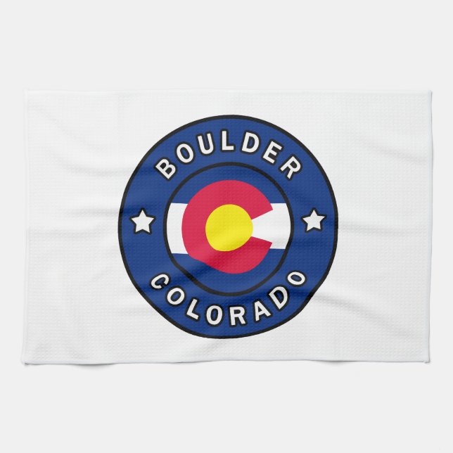 Boulder Colorado Kökshandduk (Horisontell)