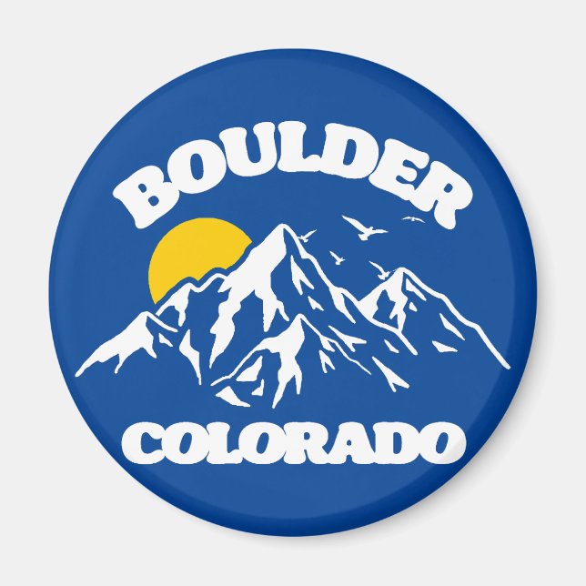 Boulder,Colorado Magnet (Framsidan)