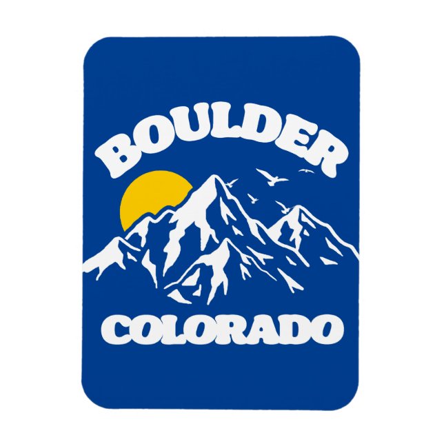 Boulder,Colorado Magnet (Vertikal)