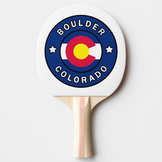 Boulder Colorado Pingisracket (Framsidan)