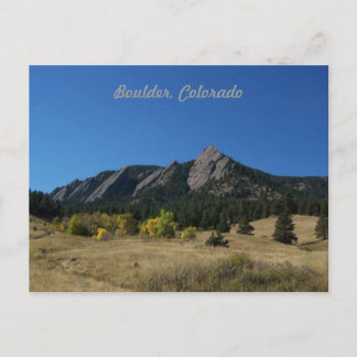Boulder Colorado Postcard Vykort