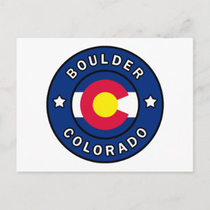 Boulder Colorado Vykort
