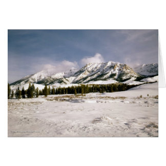 Boulder Mountain View Hälsningskort