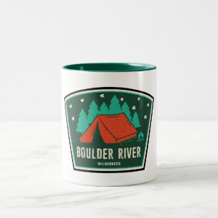 Boulder River Wilderness Camping Två-Tonad Mugg