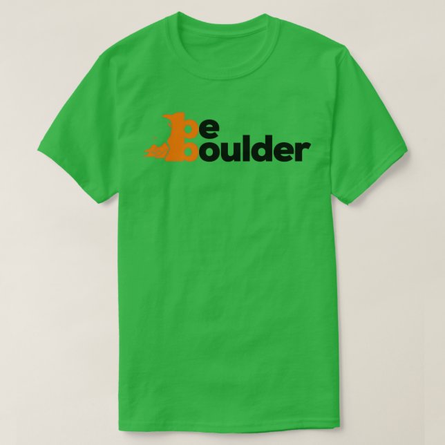 Boulder Sten klättring Boulder T Shirt (Design framsida)