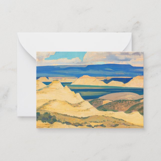 Boulder Valley av Maynard Dixon Anteckningskort (Framsida)