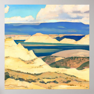"Boulder Valley Utah" av Maynard Dixon Poster