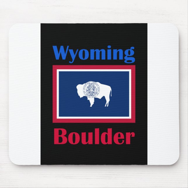 Boulder Wyoming Musmatta (Framsidan)