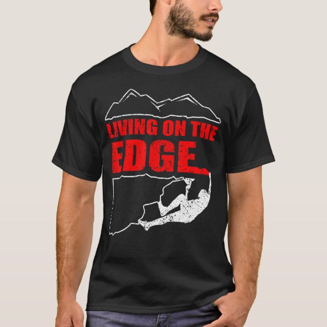 Boulderberget i Kant vid klätterväxten T Shirt (Framsida)