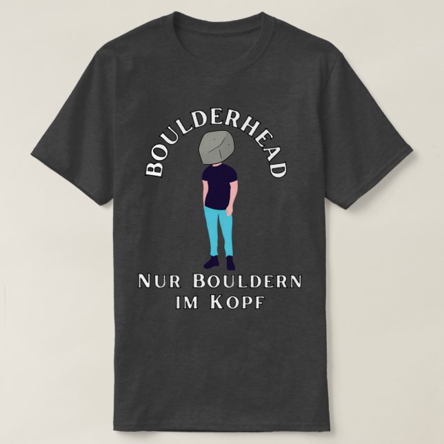 Boulderhead T Shirt (Design framsida)