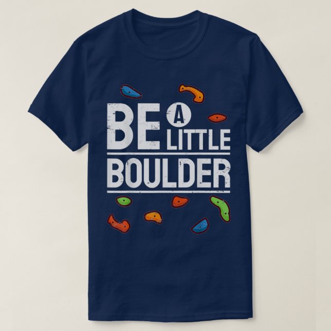 Bouldering av klättergymmarklimat Jag är bloggare T Shirt (Design framsida)