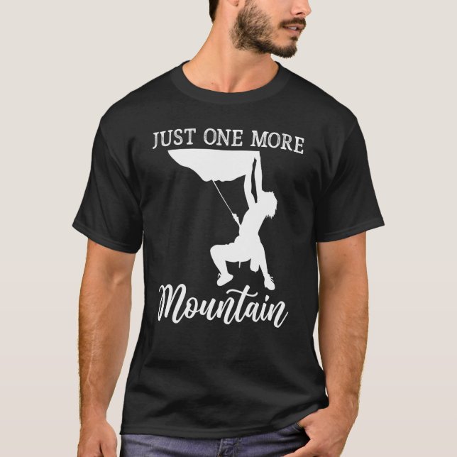 Bouldering   Bara ännu en bergsvandrare T Shirt (Framsida)